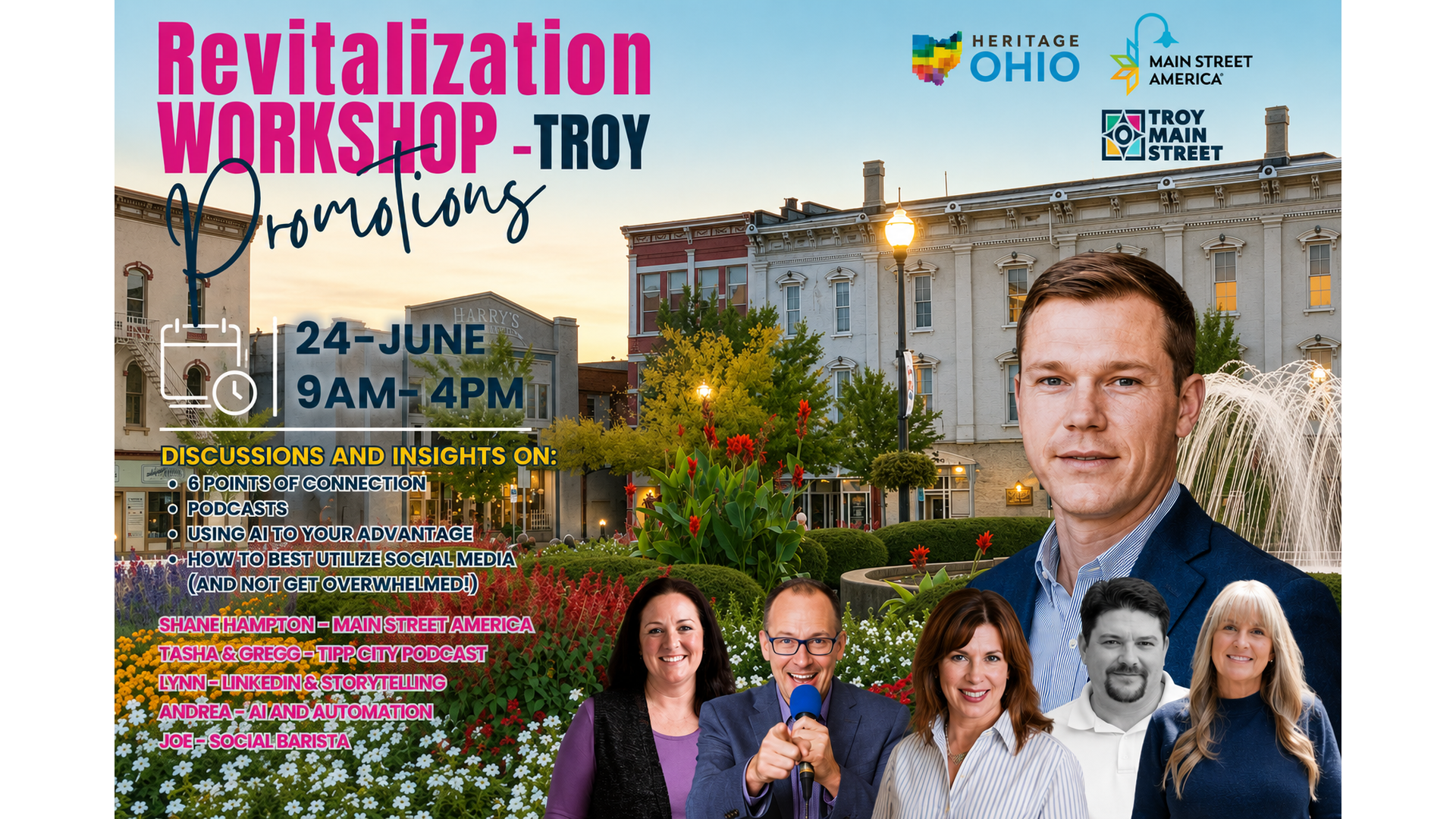 Promotional Image for Revitalization Series Workshop in Troy on June 24