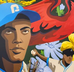 Photo of Ray Brown Mural