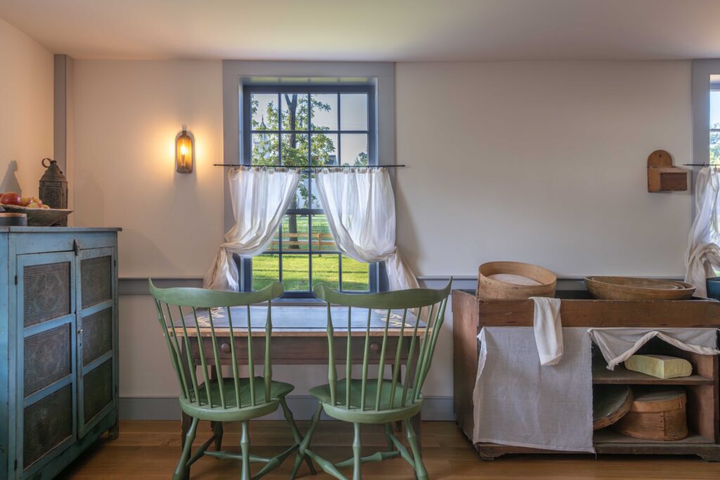 Photo of the interior of the Joseph & Emma Smith Home