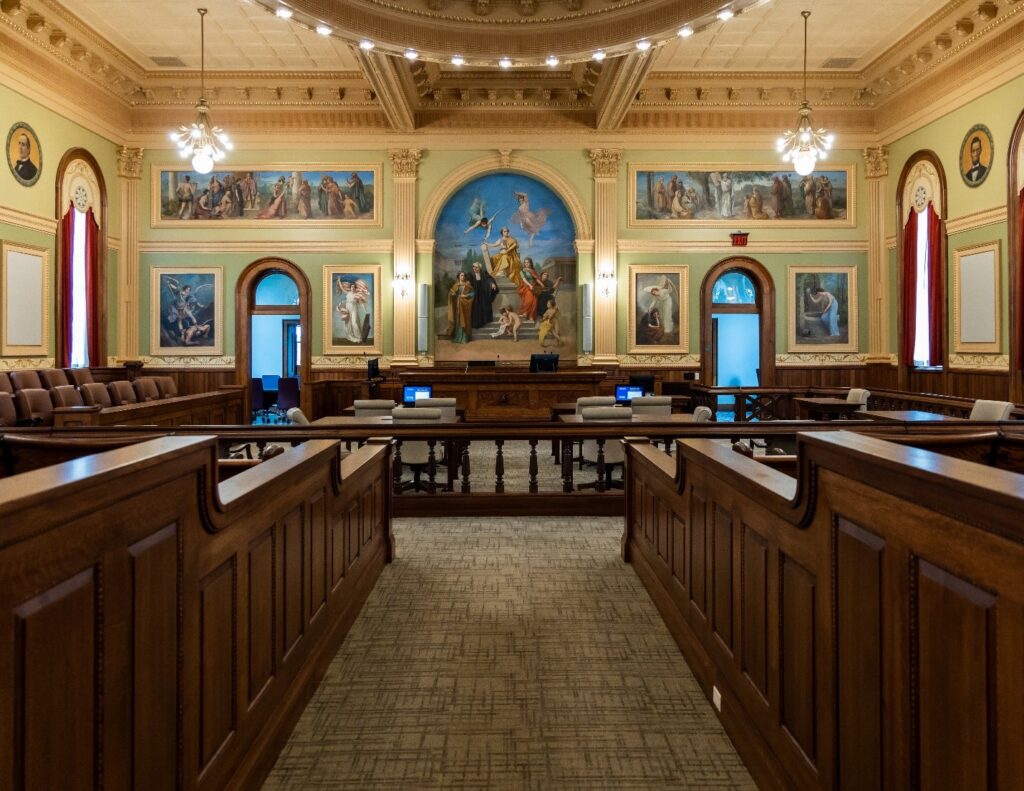 Photo of the Fulton County Courthouse