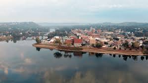 Image of river town