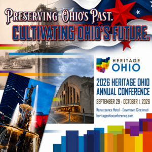 Promotional Image for the 2026 Heritage Ohio Annual Conference in Cincinnati on September 29 - October 1, 2026